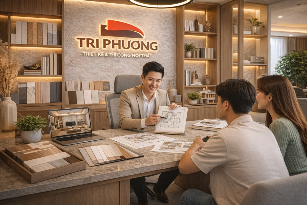 Quy trình tư vấn thiết kế nội thất chuyên nghiệp tại văn phòng Nội thất Tri Phương Đức Trọng Lâm Đồng
