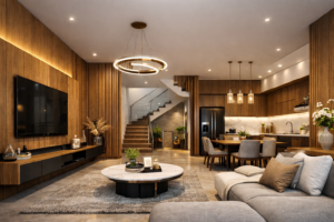 Thiết kế nội thất nhà phố hiện đại tại Đức Trọng Lâm Đồng 2026